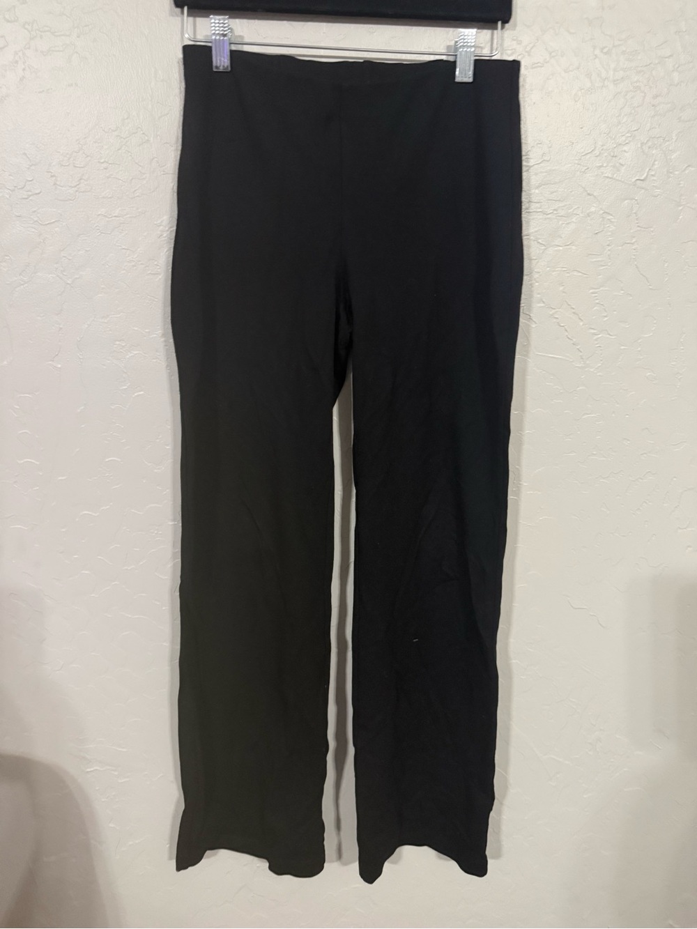 Eileen Fisher Black straight-Leg Pull-On Pants